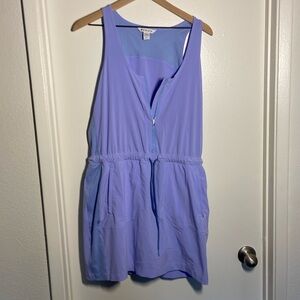 Purple Athleta exercise dress
